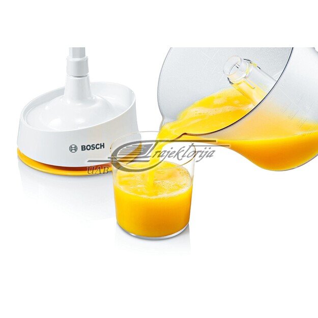 Juicer for citrus fruit BOSCH MCP3500N (25W, 0,8l, white color)