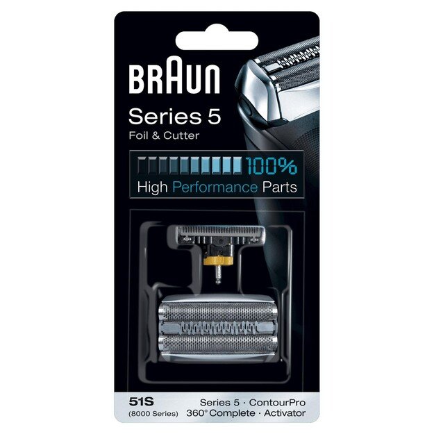 Foil with cutter pack for shavers Braun 51S