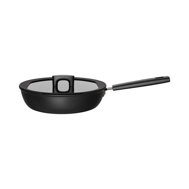 FISKARS CHEF S FRYING PAN 28 cm WITH LID HARD FACE