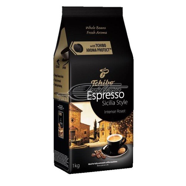 Coffee grainy 1kg Tchibo 20% Robusta, 80% Arabica (Sicilia SP)