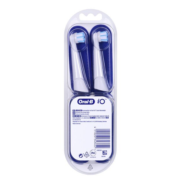 Oral-B | Cleaning Replaceable Toothbrush Heads | iO refill Gentle | Heads | For adults | Number of brush heads included 4 | Whit