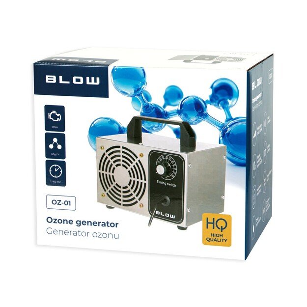 Ozone generator BLOW OZ-01 ozonator 60,000 mg/h 120W 4