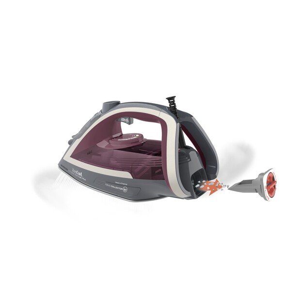 Tefal Ultragliss Anti-Calc Plus FV6840E0 iron Steam iron 2800 W Purple, Silver