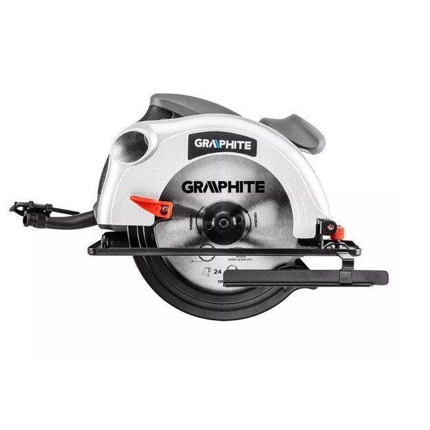Circular saw 1200W Graphite circular saw blade 185 mm with a case 5
