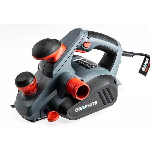 Electric Planer Graphite 850W, planing depth 3mm, planing width 82mm 5