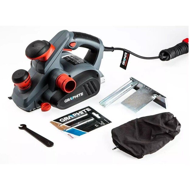Electric Planer Graphite 850W, planing depth 3mm, planing width 82mm 11