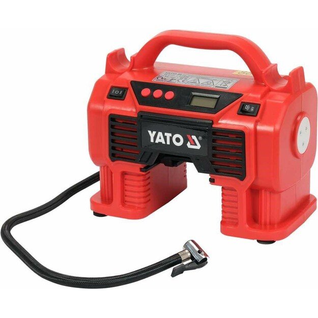 YATO COMPRESSOR 18V 11 BAR 21 l/min WITHOUT BATTERY AND CHARGER 2