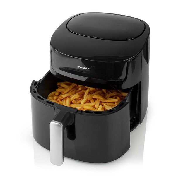 Nedis KAAF170BK fryer Single 7.2 L Stand-alone 1800 W Hot air fryer Black 7