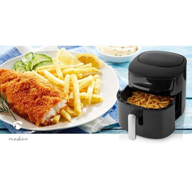Nedis KAAF170BK fryer Single 7.2 L Stand-alone 1800 W Hot air fryer Black 2