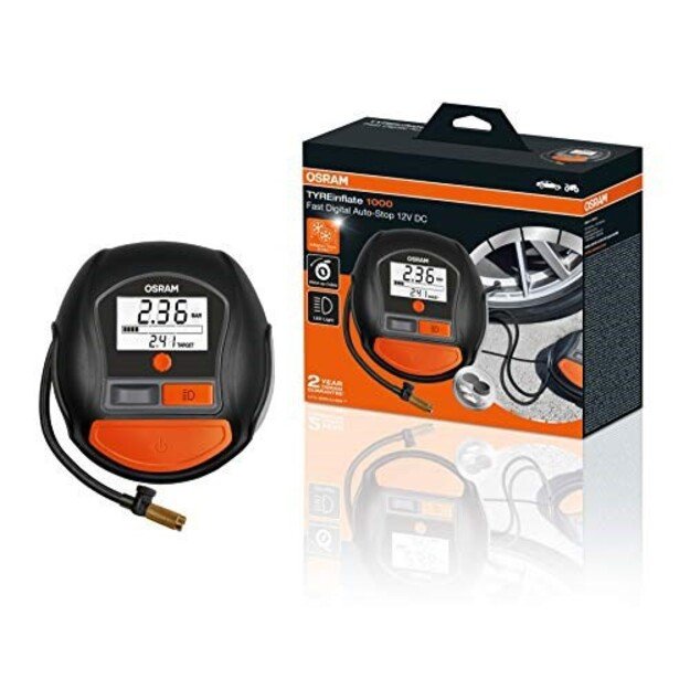 TYREinflate 1000, black and orange