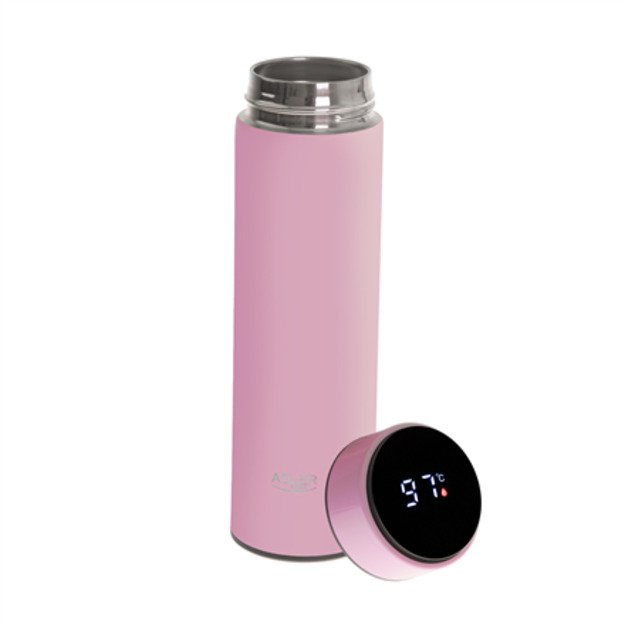 Adler | Thermal Flask | AD 4506p | Material Stainless steel/Silicone | Pink