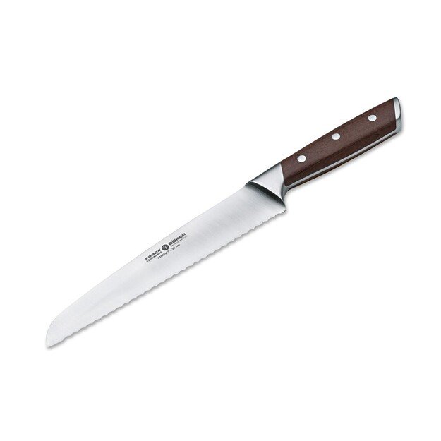 B&ouml;ker Forge Wood Bread Knife 22 cm