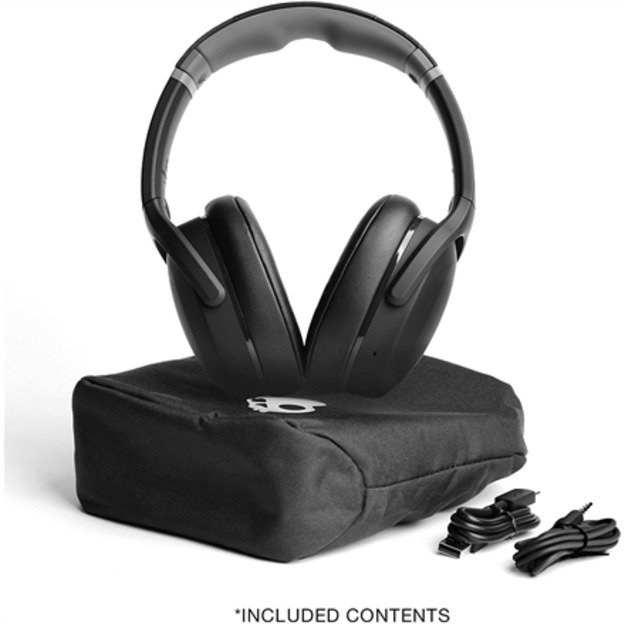 Skullcandy | Wireless Headphones | Crusher Evo | Wireless | Over-ear | Microphone | Wireless | True Black 1