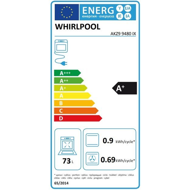 WHIRLPOOL AKZ9 9480 IX