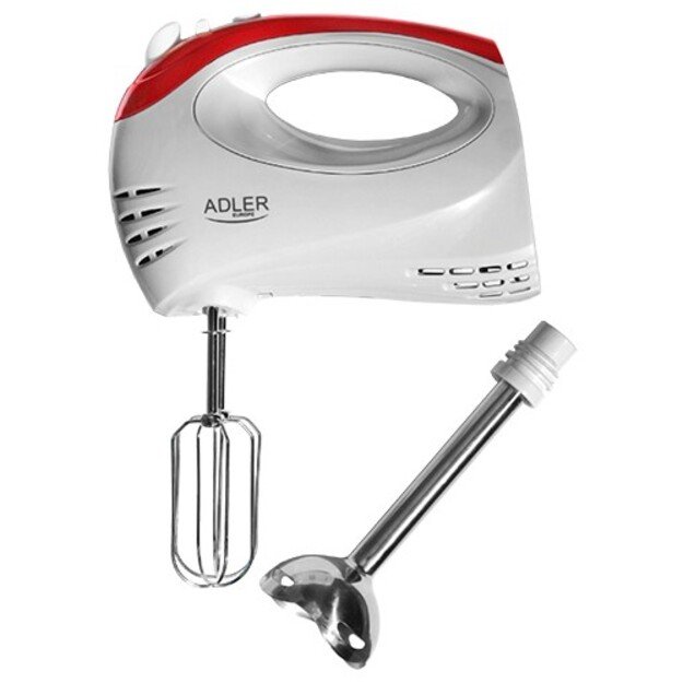 Adler AD 4212 mixer Hand mixer Red,White