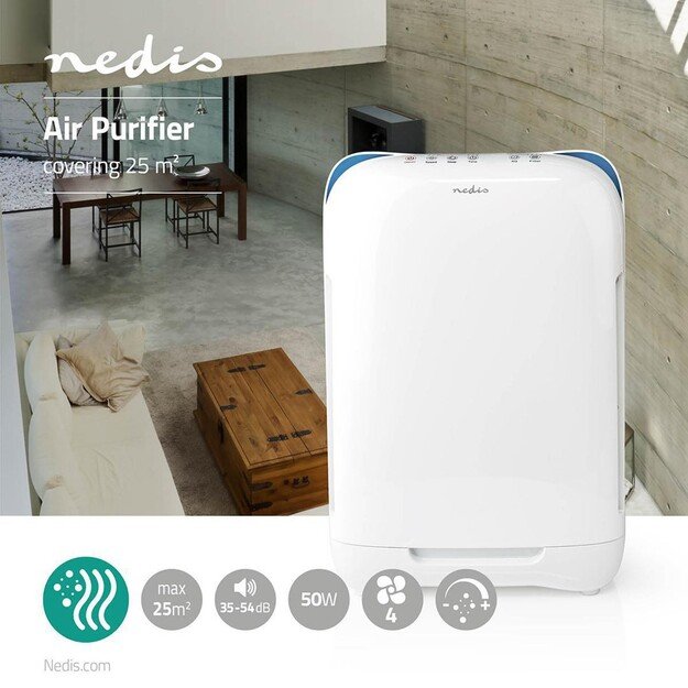 Nedis air purifier over 25m 2
