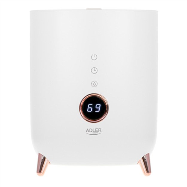 Adler | AD 7972 | Humidifier | 23 W | Water tank capacity 4 L | Suitable for rooms up to 35 m&sup2; | Ultrasonic | Humidification ca