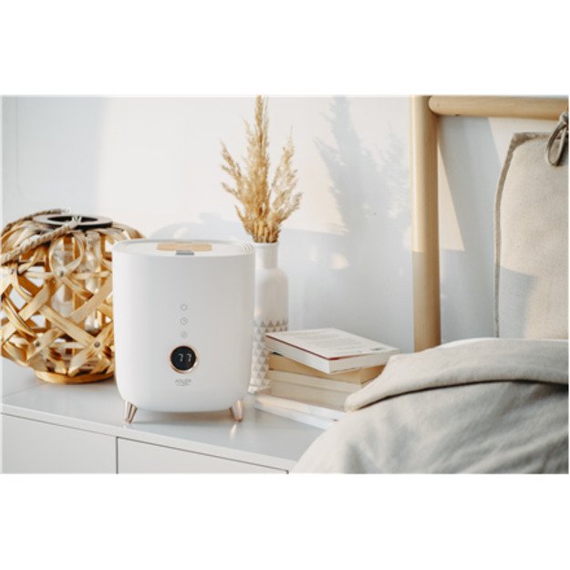 Adler | AD 7972 | Humidifier | 23 W | Water tank capacity 4 L | Suitable for rooms up to 35 m&sup2; | Ultrasonic | Humidification ca 3