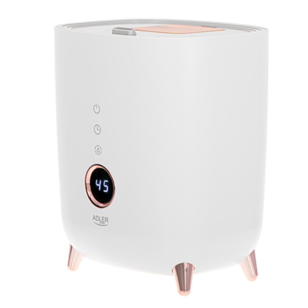Adler | AD 7972 | Humidifier | 23 W | Water tank capacity 4 L | Suitable for rooms up to 35 m&sup2; | Ultrasonic | Humidification ca 7