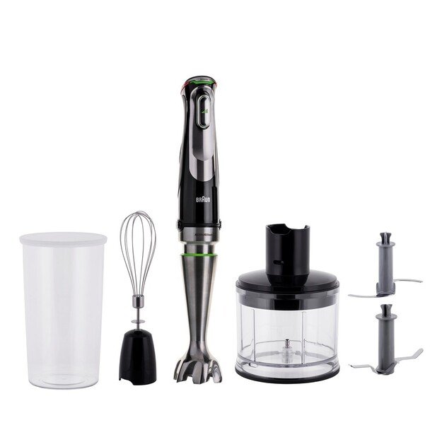 Braun | Hand Blender | MQ9135XI MultiQuick 9 | Hand Blender | 1200 W | Number of speeds 3 | Black/Stainless Steel