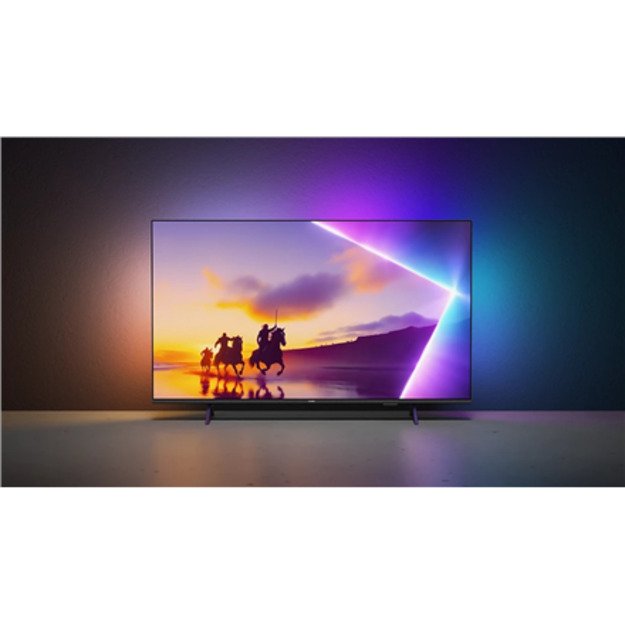 Philips 4K Ambilight TV | 55PUS8450/12 | 55 | Smart TV | TITAN OS | UHD | Black