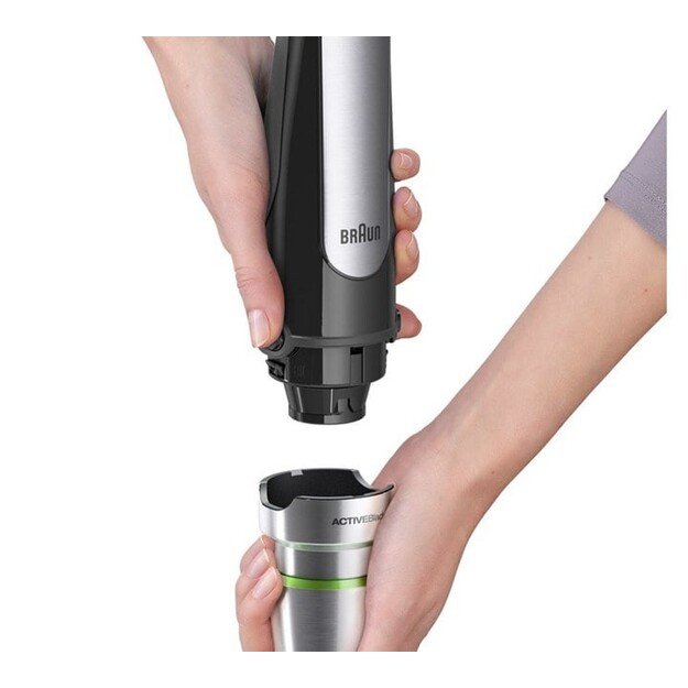 Braun MultiQuick 7 MQ 7045X 1.25 L Immersion blender 1000 W Black, Stainless steel