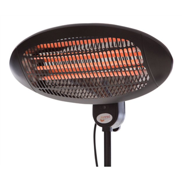 SUNRED | Heater | SMQ2000A, Elekra Quartz Standing | Infrared | 2000 W | Black | IP34 4