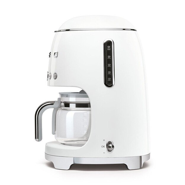Smeg Drip Coffee Machine White DCF02WHEU