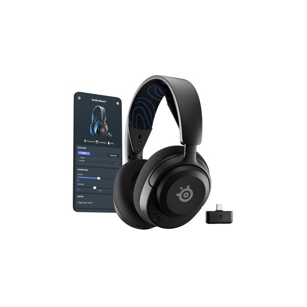 SteelSeries | Gaming Headset | Arctis Nova 5P | Bluetooth | Over-Ear | Noise canceling | Wireless | Black