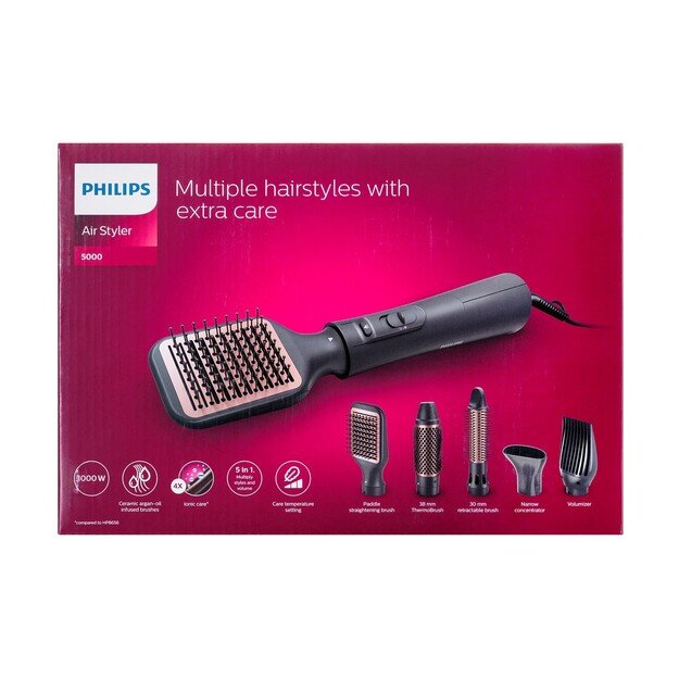 Philips 5000 series BHA530 Hair styling kit Warm Black 1000 W 2 m