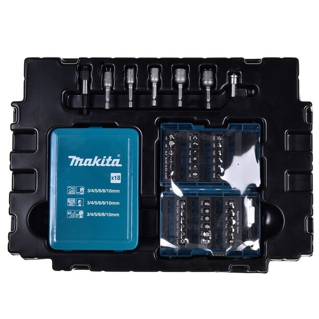 MAKITA 62pcs MAKPAC B-53908 drill and bit set