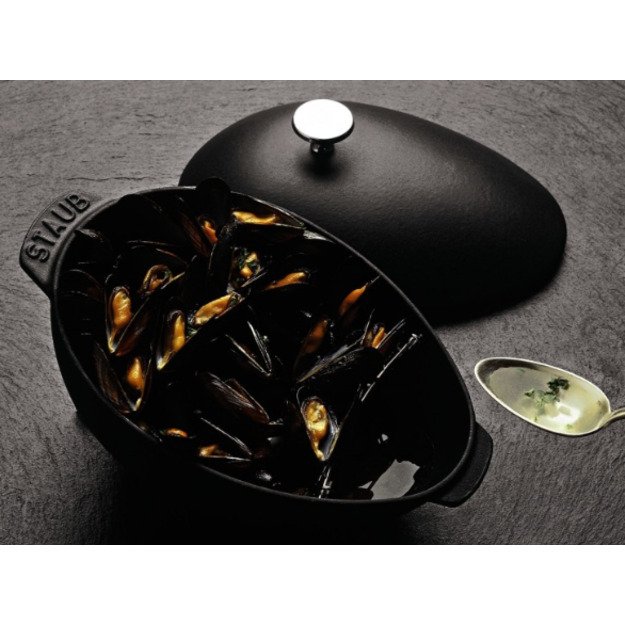 ZWILLING STAUB SPECIAL COCOTTE MUSSEL POT BLACK 2 L Casserole baking dish