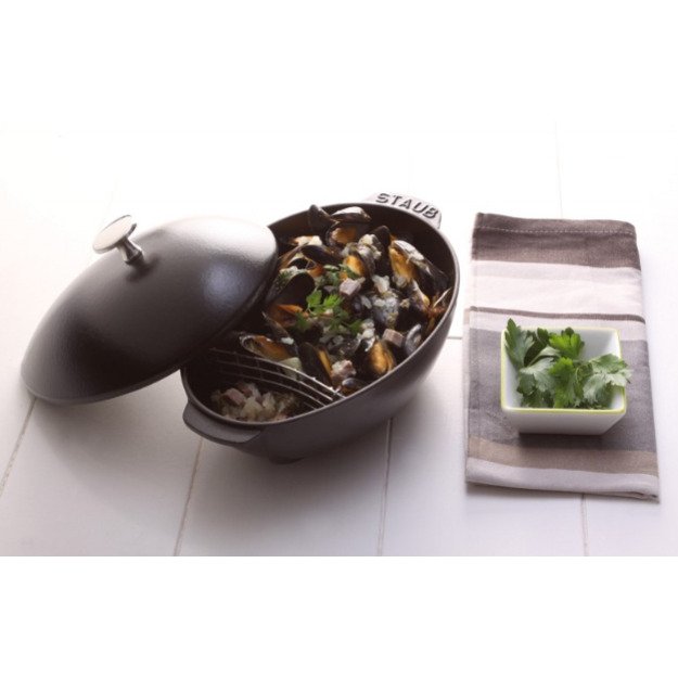 ZWILLING STAUB SPECIAL COCOTTE MUSSEL POT BLACK 2 L Casserole baking dish