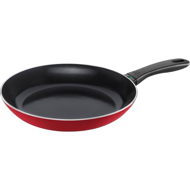 frying pan plate 24 cm red