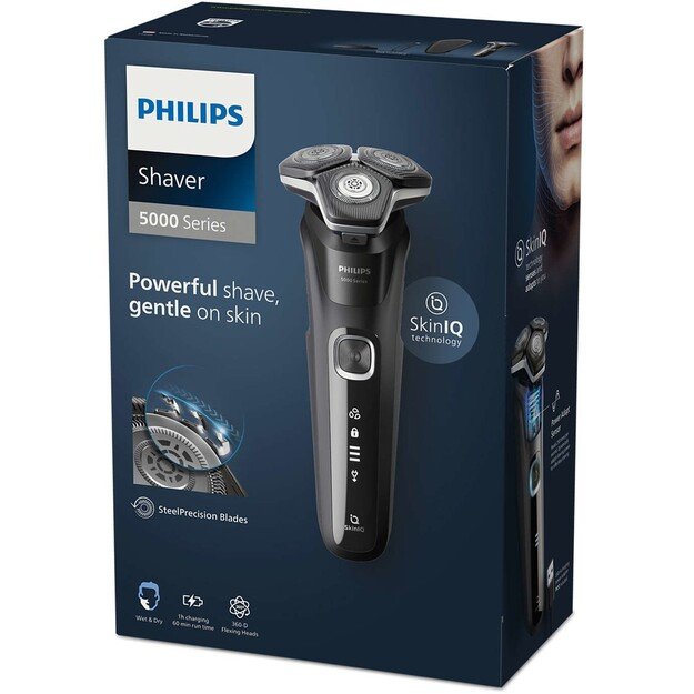 Philips SHAVER Series 5000 S5898/35 Wet and dry electric shaver with 2 accessories 4