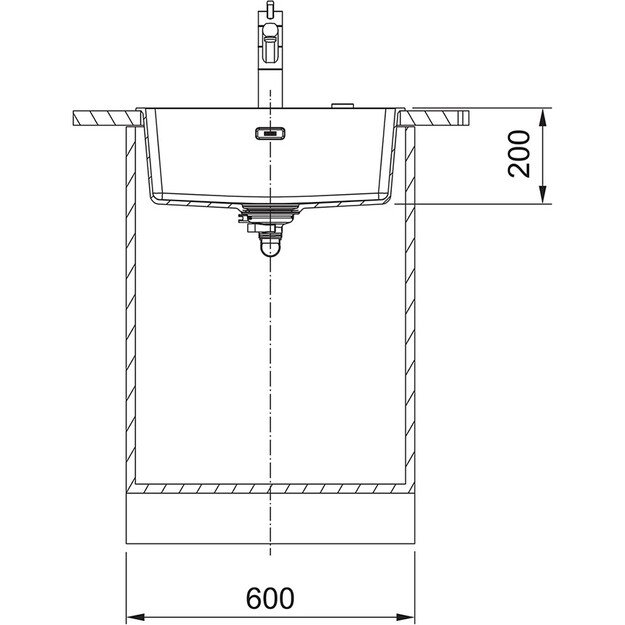 FRANKE Maris MRG 210/110-52, onikso juoda, 114.0658.205/125.0683.140 1
