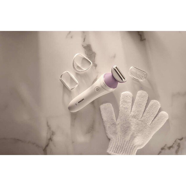 Philips | Cordless Shaver | BRL136/00 Series 6000 | Operating time (max) 40 min | Wet & Dry | NiMH | White/Purple