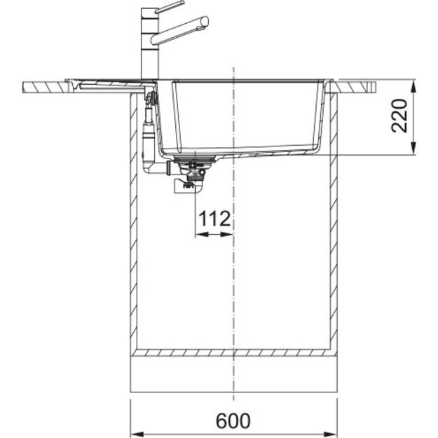 Plautuvė Franke UBG 611-78XL kašmyro 114.0682.567