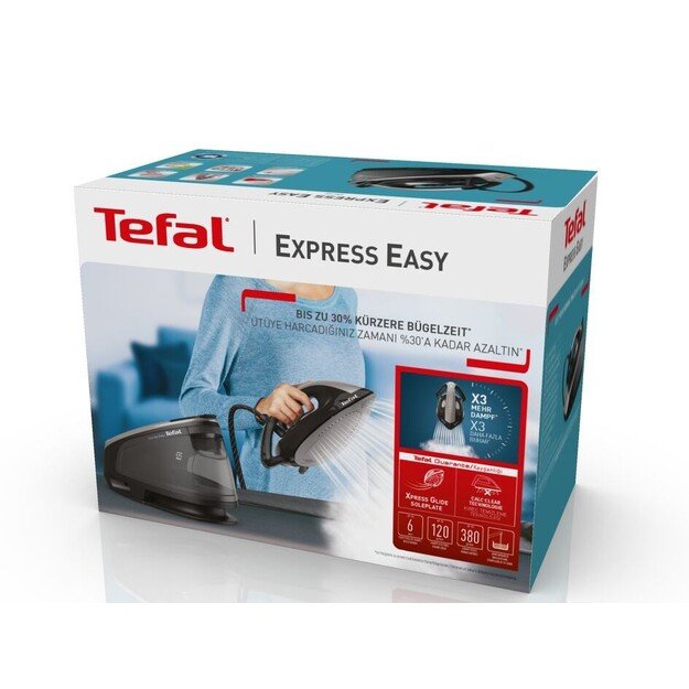 Tefal Express Easy SV6140E0 steam ironing station 2200 W 1.7 L Black, Grey