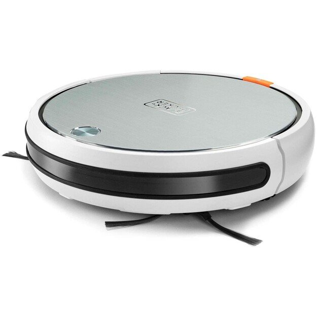 Black and Decker BXRV500E robot vacuum Bagless Black, Stainless steel, White