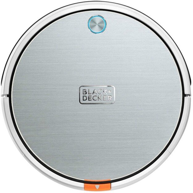 Black and Decker BXRV500E robot vacuum Bagless Black, Stainless steel, White