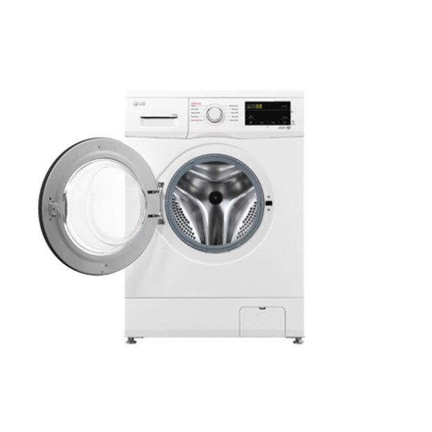 LG | Washing machine | F2J3WSBWE | Energy efficiency class E | Front loading | Washing capacity 6.5 kg | 1200 RPM | Depth 44 cm