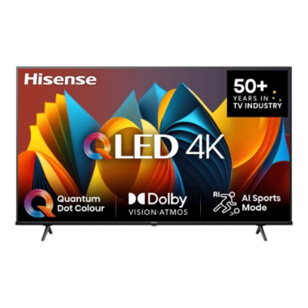 Hisense 50E7NQ TV 127 cm (50 ) 4K Ultra HD Smart TV Wi-Fi Black 350 cd/m²