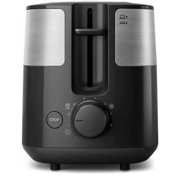 Philips | Toaster | HD2516/90 Daily Collection | Power 830 W | Number of slots 2 | Housing material Plastic | Black