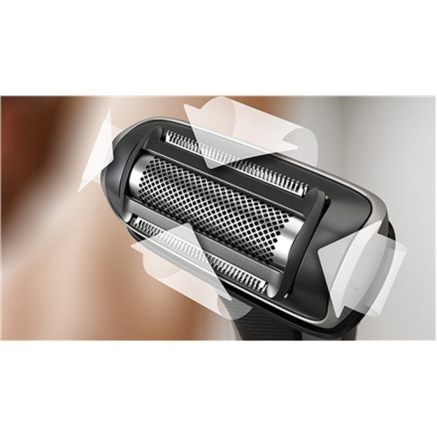 Philips | Showerproof body groomer | BG7025/15 | Body groomer | Number of length steps 5 | Black/Stainless