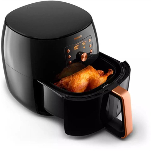 Philips HD9867/90 fryer Single 2200 W Hot air fryer Black, Copper