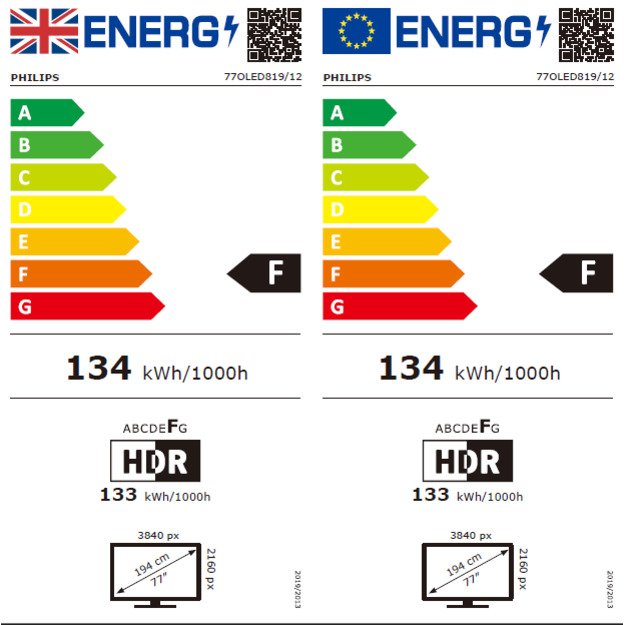 Televizorius PHILIPS OLED 77OLED819/12