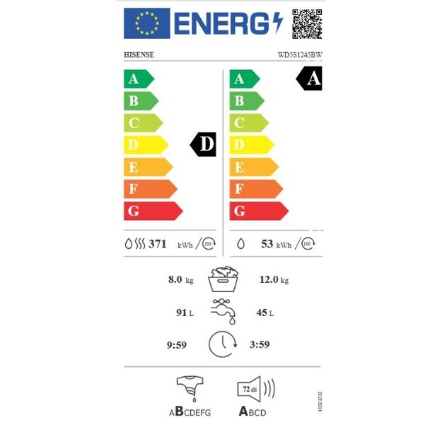 HISENSE WD5S1245BW