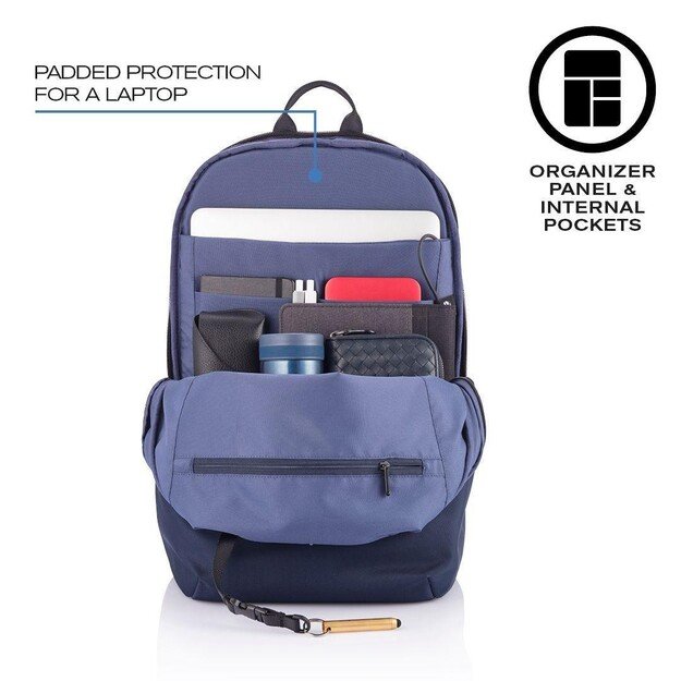 XD DESIGN ANTI-THEFT BACKPACK BOBBY SOFT NAVY P/N: P705.795