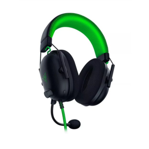 Razer Multi-platform  BlackShark V2 Special Edition Headset, On-ear, Microphone, Black/Green, Wired, Yes